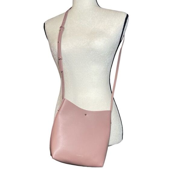 Samara Vegan Peony Pink Crossbody Bag - Picture 2 of 11